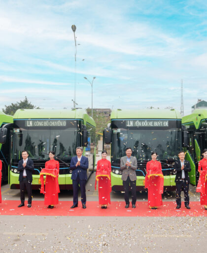 LIÊN NINH CHÍNH THỨC CHUYỂN ĐỔI 100% ĐỘI XE SANG XE BUÝT ĐIỆN